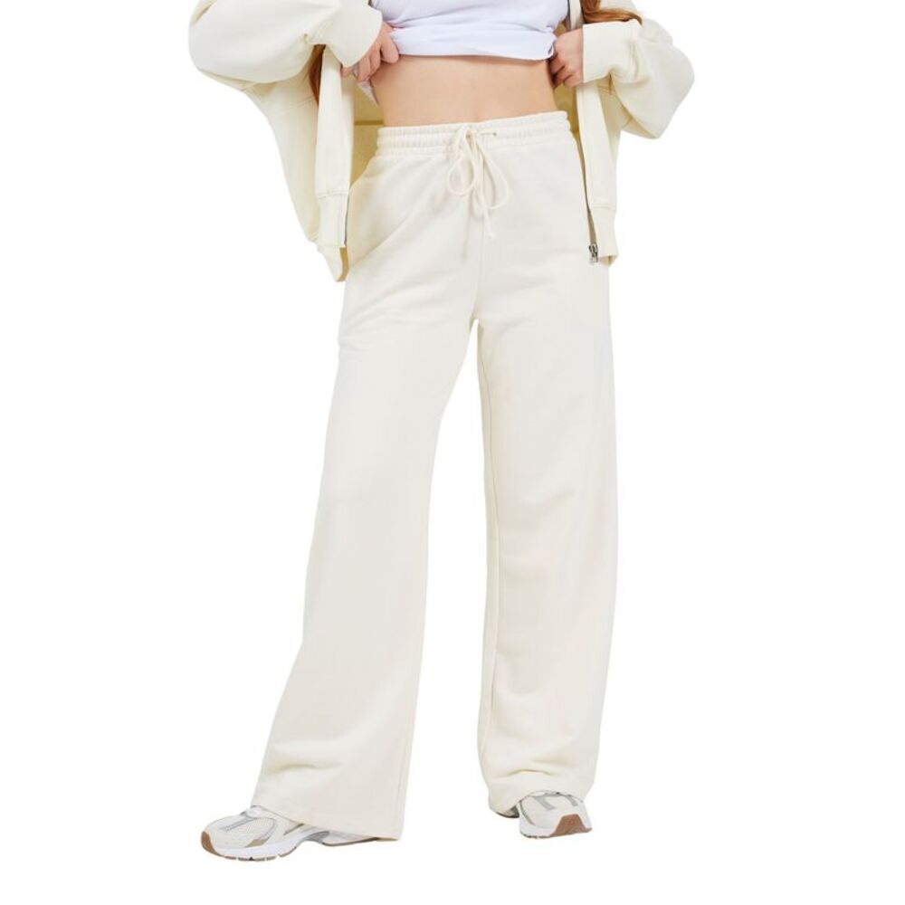 Brave Soul Womens/Ladies Wide Leg Joggers / Cream